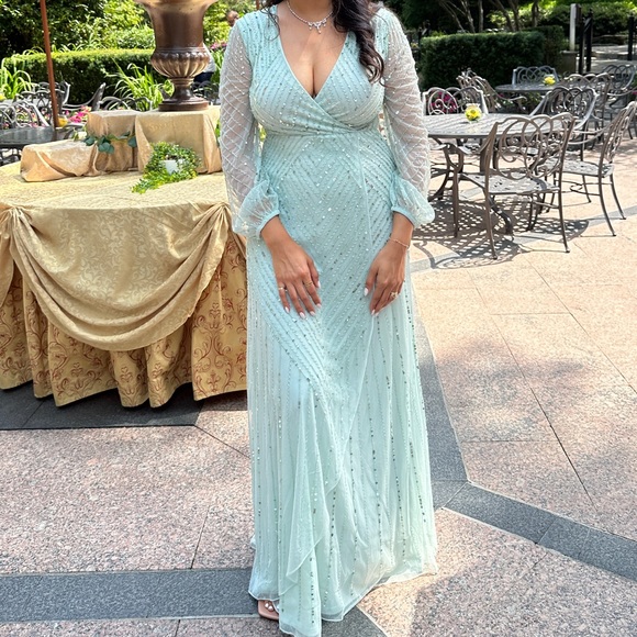 ASOS Frock & Frill Sage Dress - Picture 2 of 6